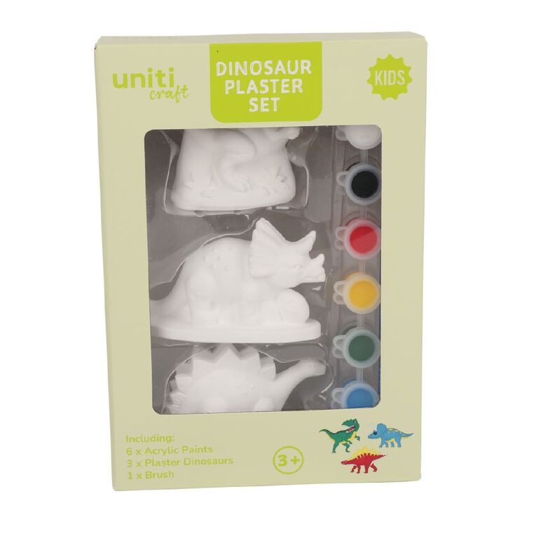 Uniti Kids Dinosaur Plaster Set 3 Piece, , hi-res