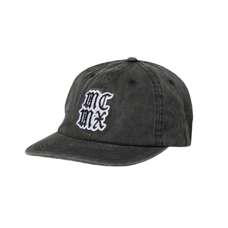 H&H Men's Slogan Flat Peak Cap, Black, hi-res
