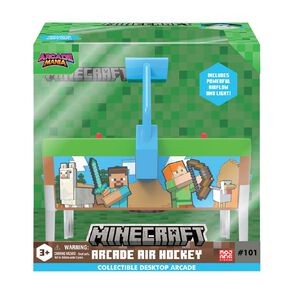 Minecraft Collectible Desktop Arcade Air Hockey