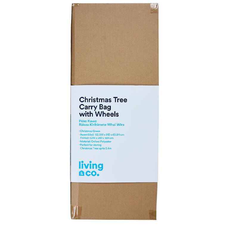 Living & Co Christmas Tree Carry Bag with wheels, , hi-res