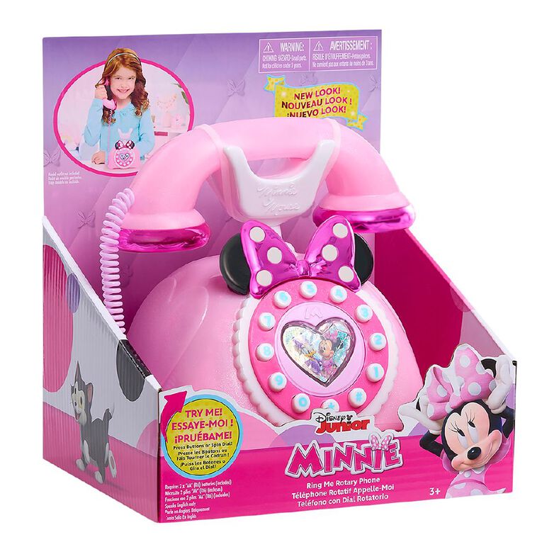 Minnie Mouse Ring Me Rotary Phone, , hi-res