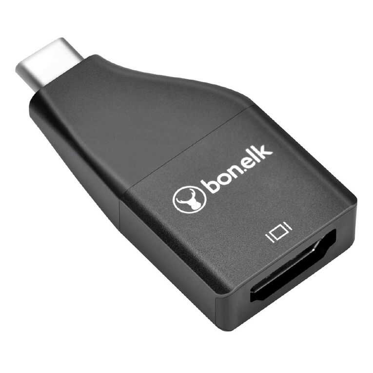 Bonelk USB-C to 4K HDMI Adapter Black Black, , hi-res