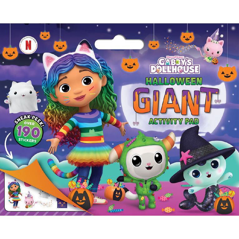 Gabby s Dollhouse Halloween: Giant Activity Pad, , hi-res