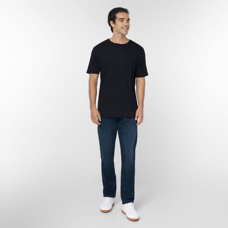 H&H Men's Slim Fit Jeans, Denim Dark, hi-res