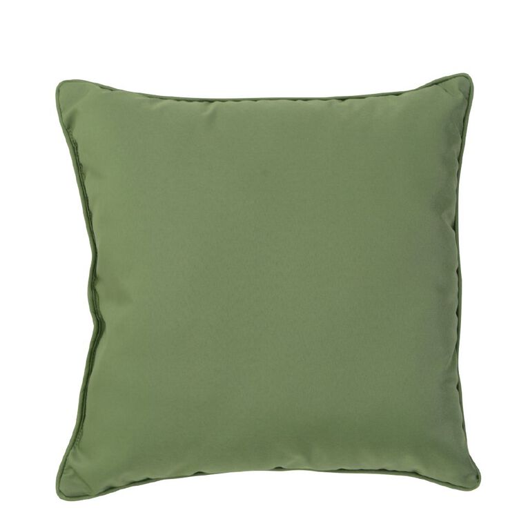 Living & Co Outdoor Cushion Stripe Green 40cm x 40cm, , hi-res