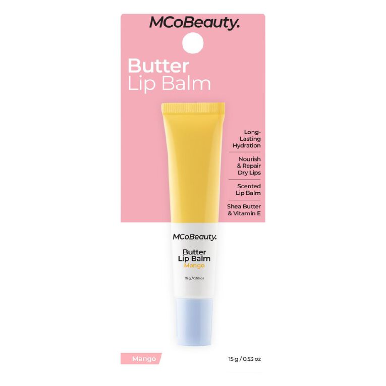 MCoBeauty Butter Lip Balm Mango, , hi-res
