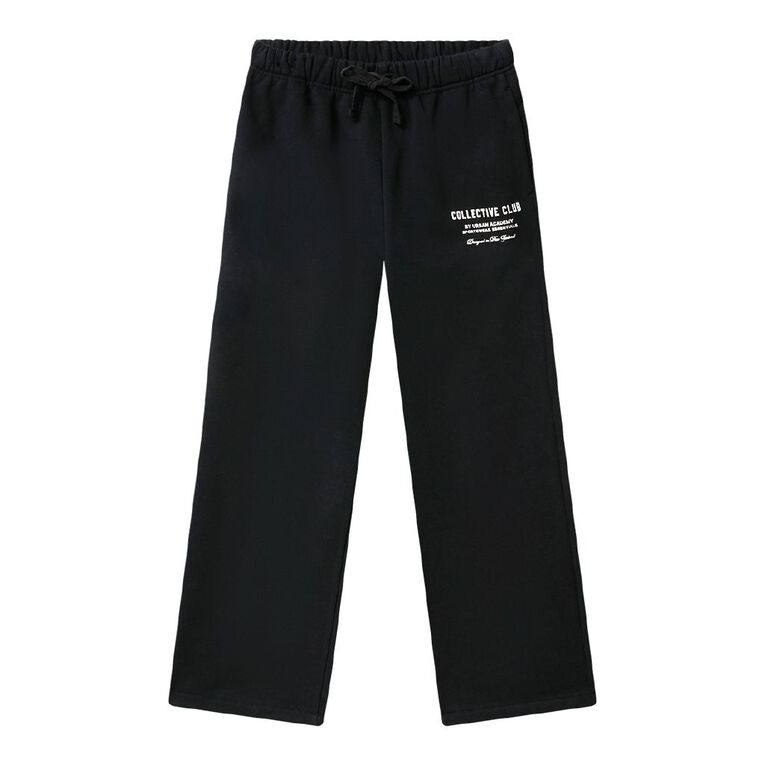 Young Original Urban Academy Heavy Weight Wide Fit Trackpants, Black, hi-res