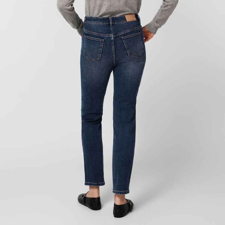 H&H Women's Mid Rise Slim Skinny Jeans, Denim Mid, hi-res