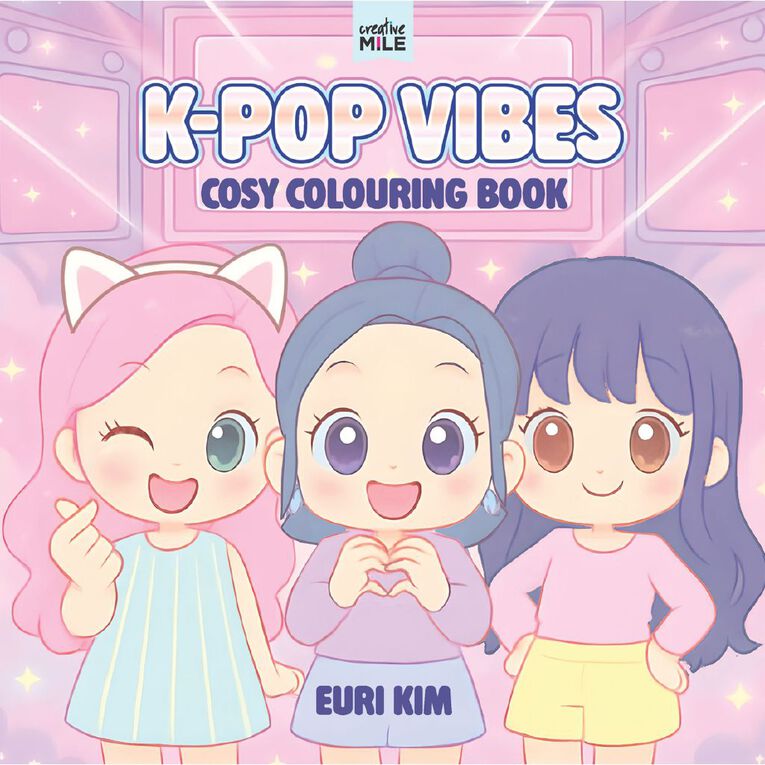 K-Pop Vibes Cosy Colouring Book, , hi-res
