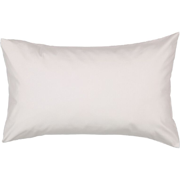Living & Co Pillowcase Standard Microfibre 2 Piece Grey Mid 48cm x 73cm, Grey Mid, hi-res