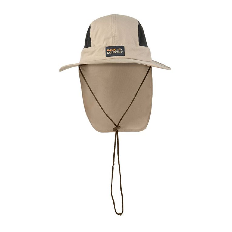 Back Country Men's Panel Legionnaire Hat, Tan, hi-res