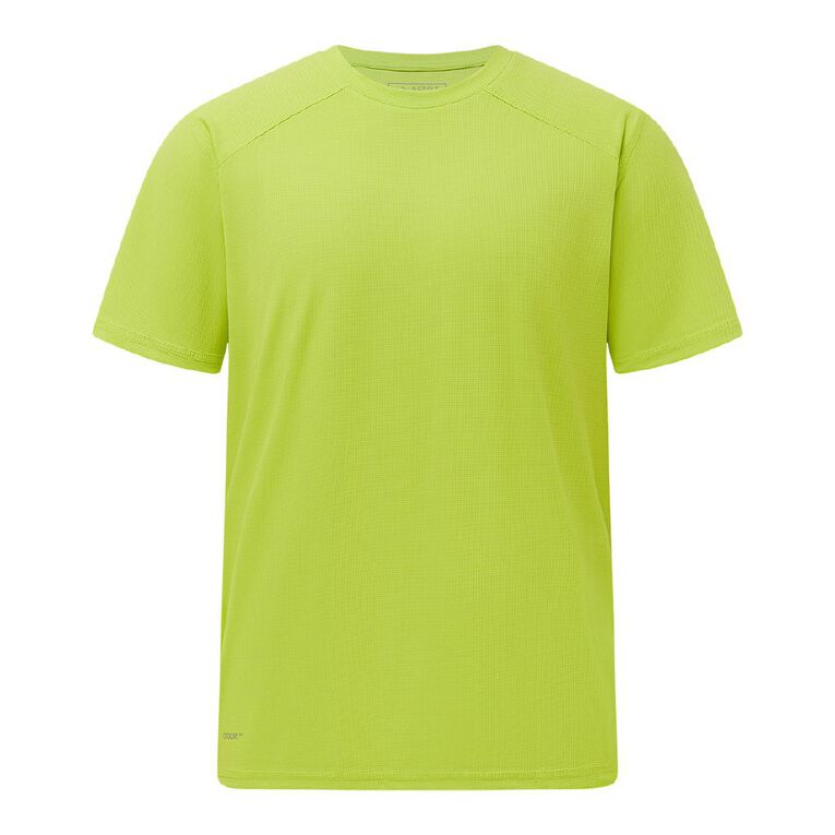 Active Intent Men's Grid Active Tee, Green Light, hi-res