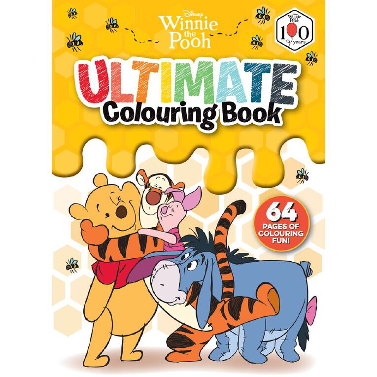 Disney: Winnie The Pooh 100th Ann Ultimate Colouring Book, , hi-res