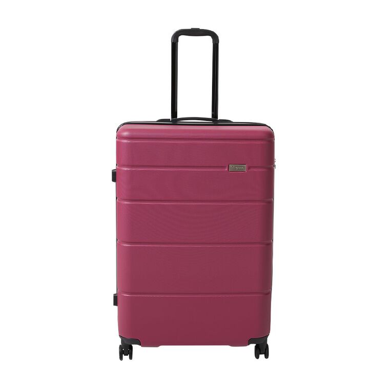 Living & Co 70cm Hard Checked Suitcase, , hi-res