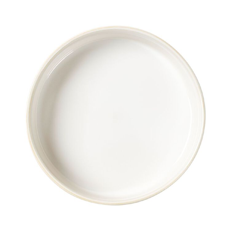 Living & Co Ella Reactive Glaze Small Salad Bowl Ivory 27cm, , hi-res