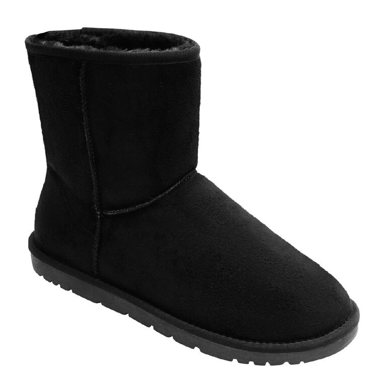 H&H Men's Preston Slipper Boots, Black, hi-res