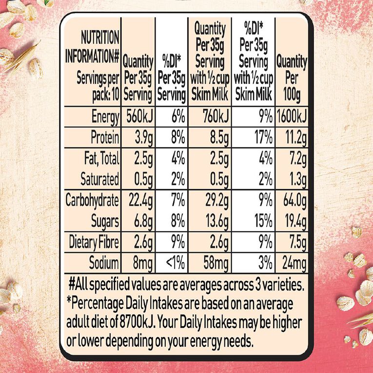 Uncle Tobys Oats Quick Sachet Berry Variety 350g, , hi-res