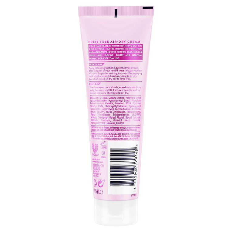 VO5 Frizz Free Smoothing Cream 125ml, , hi-res