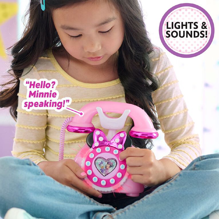 Minnie Mouse Ring Me Rotary Phone, , hi-res