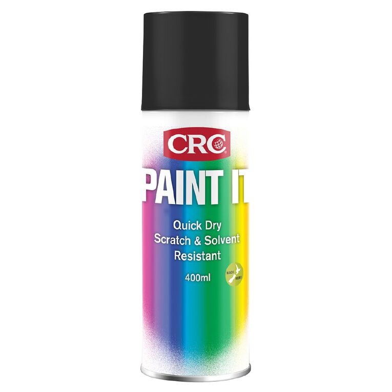 CRC Paint It Gloss Black 400ml, , hi-res