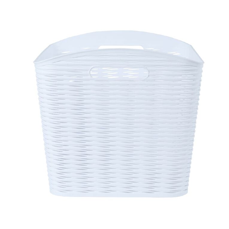 Living & Co Wave Storage Basket White 26L, , hi-res