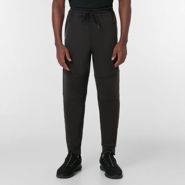 Active Intent Men's Panel Pants, Black, hi-res