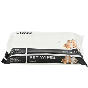 Petzone Pet Wipes 50 Pack