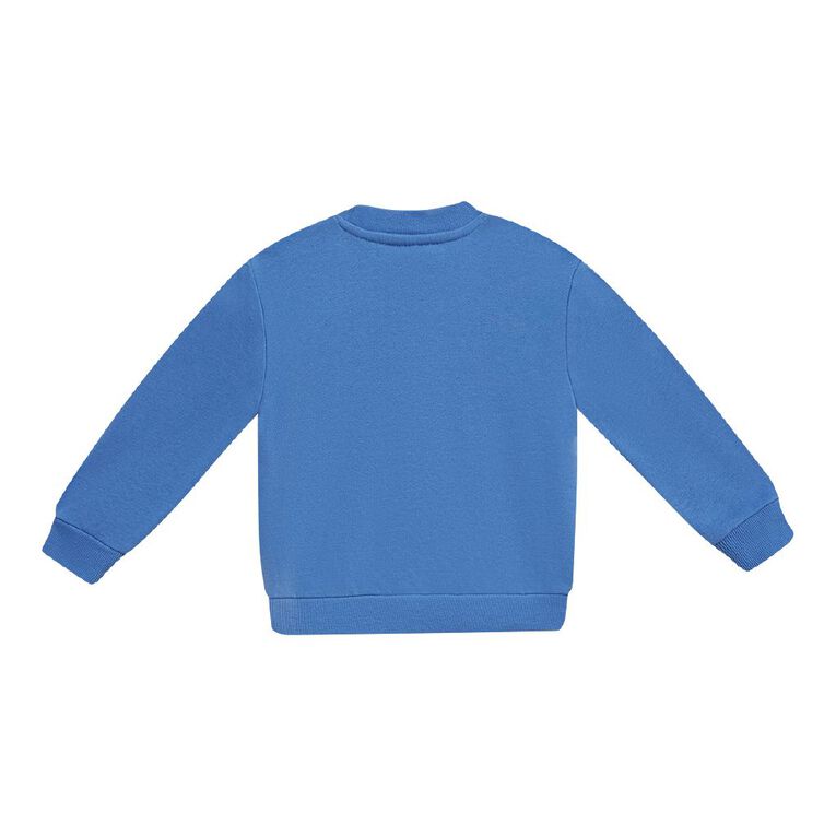 Young Original Toddler Boys' Printed Sweatshirt, Blue Mid, hi-res