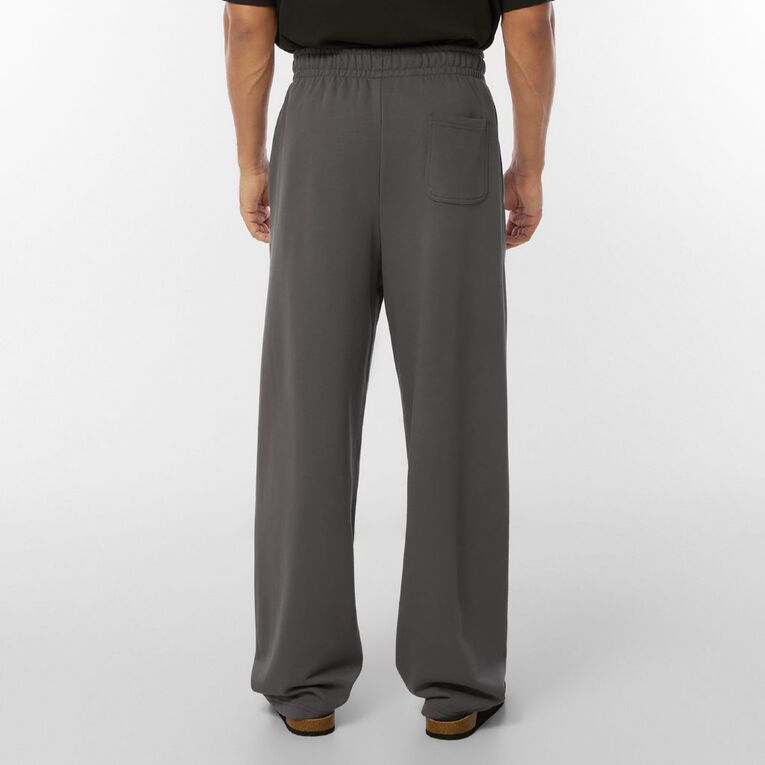 Garage Men's Fleece Barrel Leg Pants, Grey Dark DarkShadow, hi-res