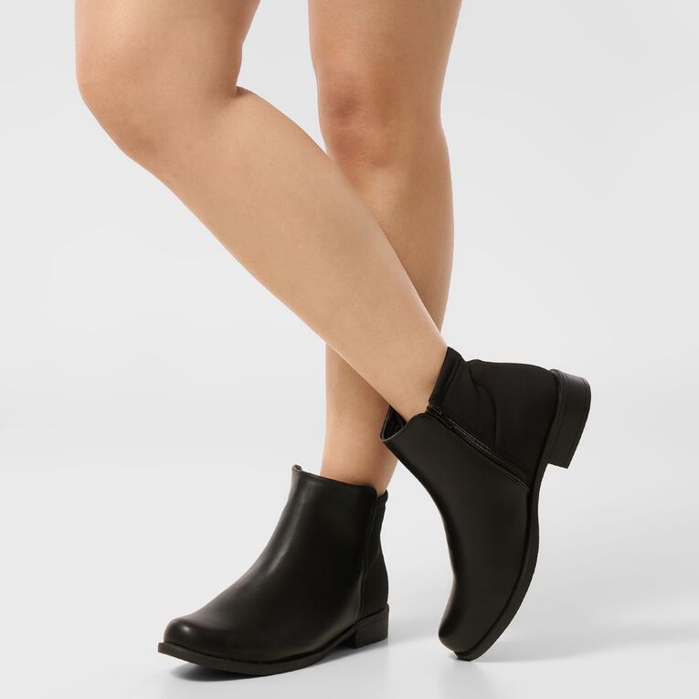 H&H Women's Hedwig Ankle Boots, Black, hi-res