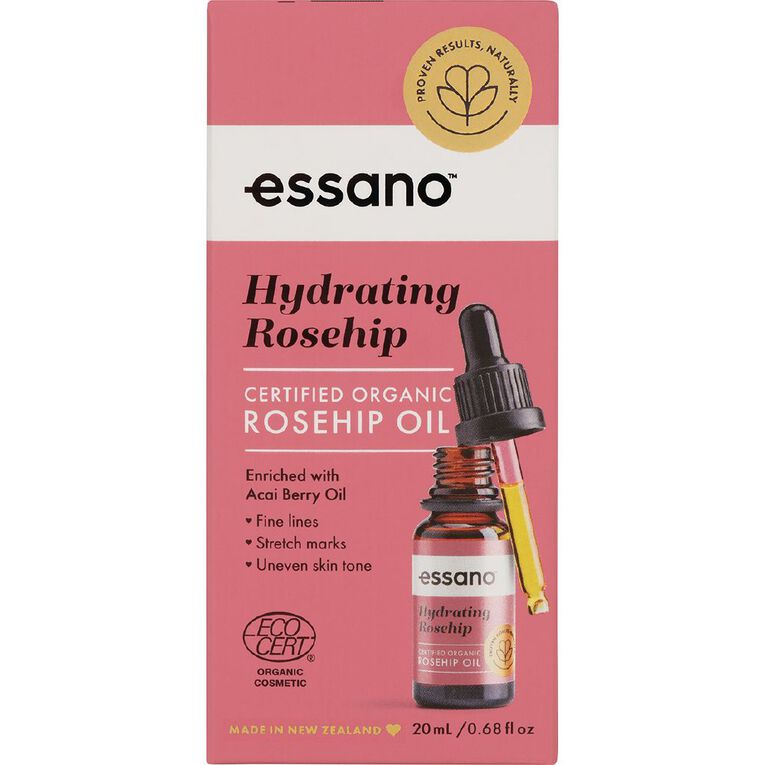 Essano Rosehip Organic Rosehip Oil 20ml, , hi-res