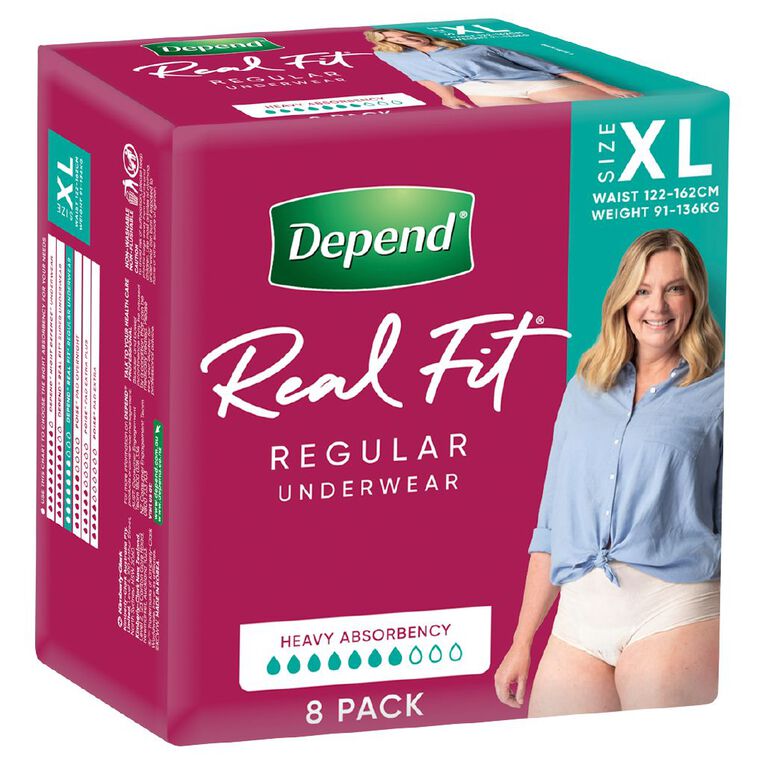 Depend Adultcare Realfit Female Underwear Extra Large, , hi-res