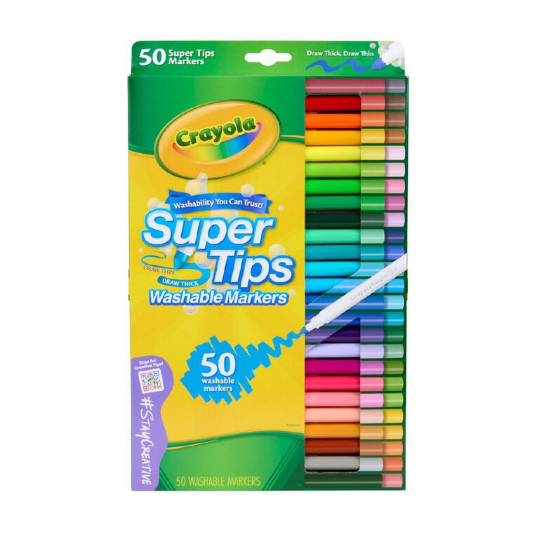 Crayola 50 Supertip Markers, , hi-res