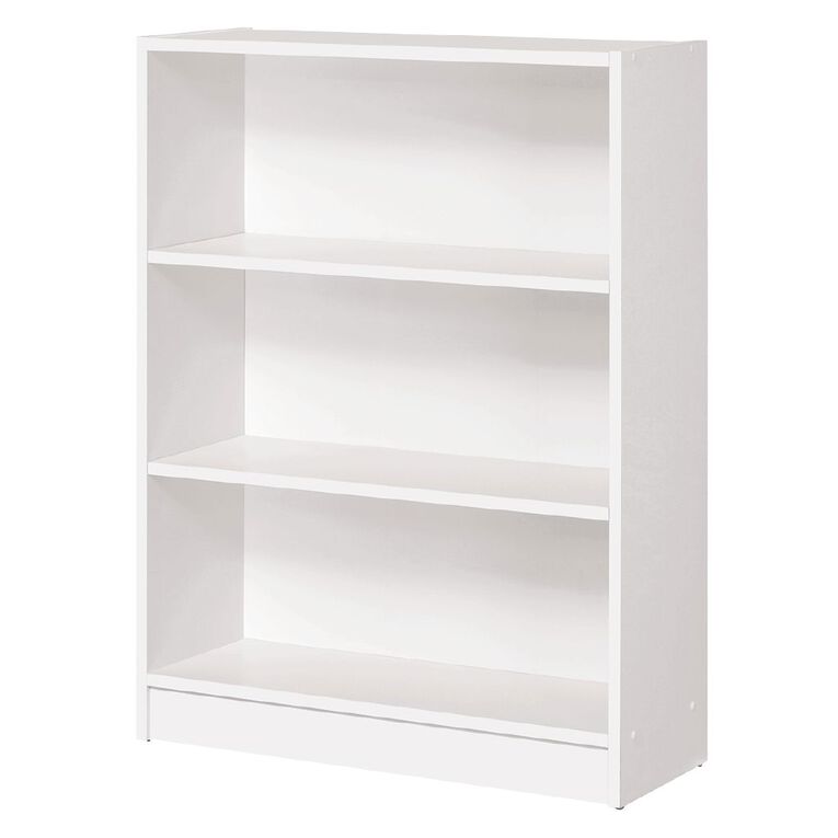 Workspace Soho 3 Tier Bookcase White, , hi-res