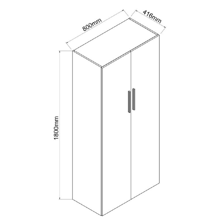 Workspace 925 Cupboard Charcoal, , hi-res