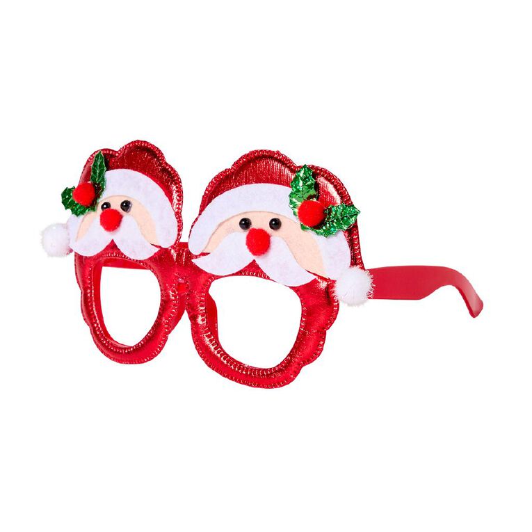 Wonderland Novelty Christmas Glasses Assorted, , hi-res