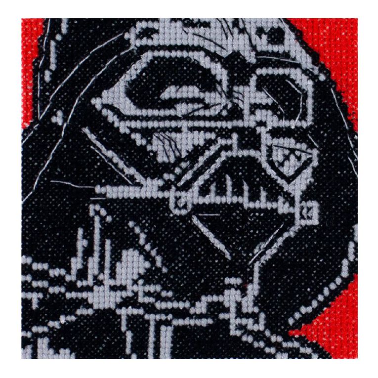 Lucas Film Counted Cross Stitch Mini 10 x 10cm Darth Vader, , hi-res