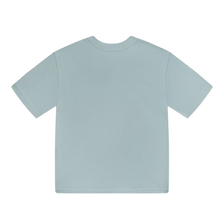 Young Original Short Sleeve Relaxed Print Tee, Blue Mid, hi-res