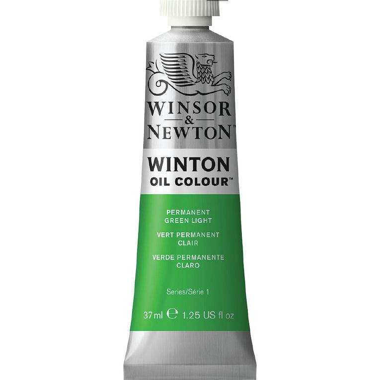 Winsor & Newton Winton Oil Paint 37ml Permanent Light Green, , hi-res