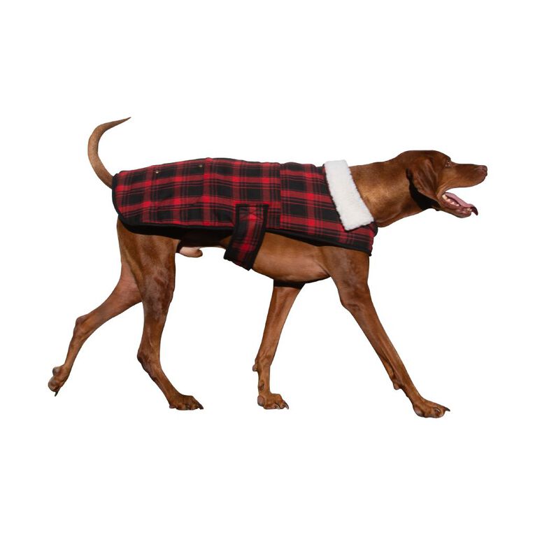 Petzone Check Jacket Red XL