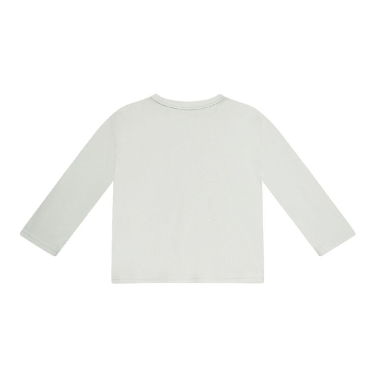 Young Original Long Sleeve Printed Tee, Blue Light, hi-res