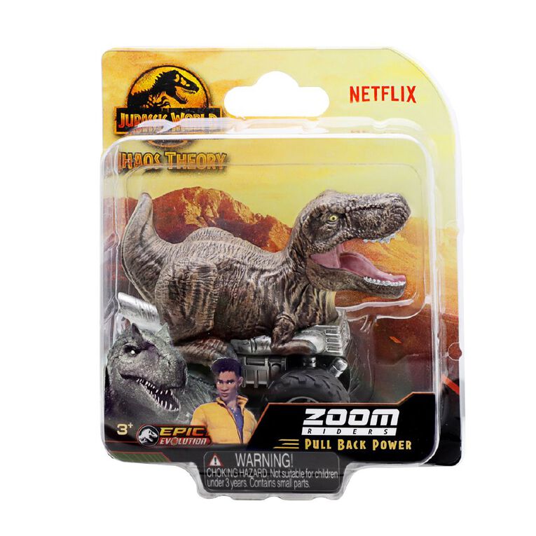 Jurassic Zoom Riders Chaos Theory Assorted, , hi-res