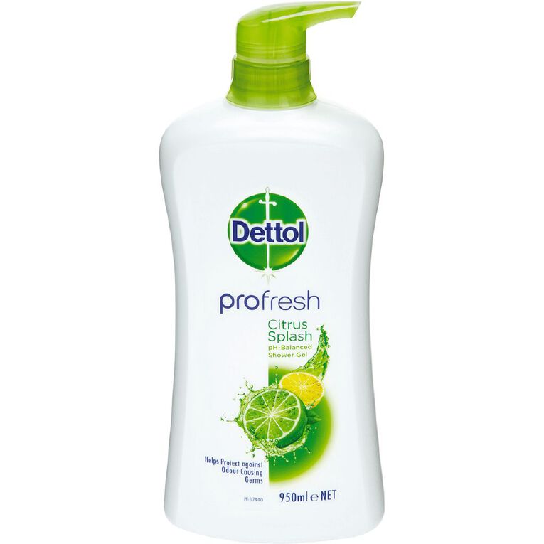 Dettol Profresh Shower Gel Body Wash Lemon and Lime, , hi-res