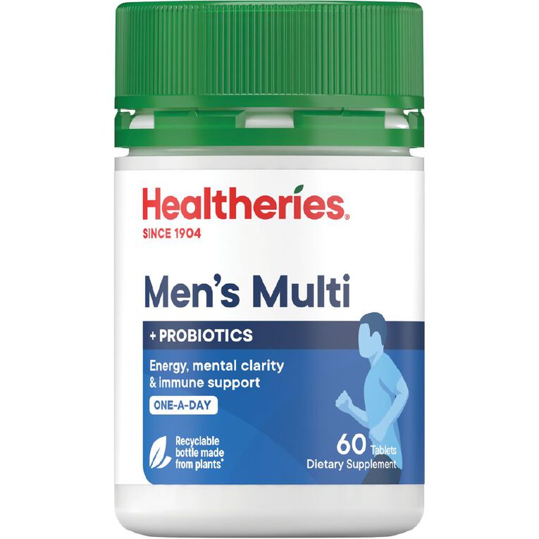 Healtheries Men's Multi One-a-Day Tablets 60s, , hi-res