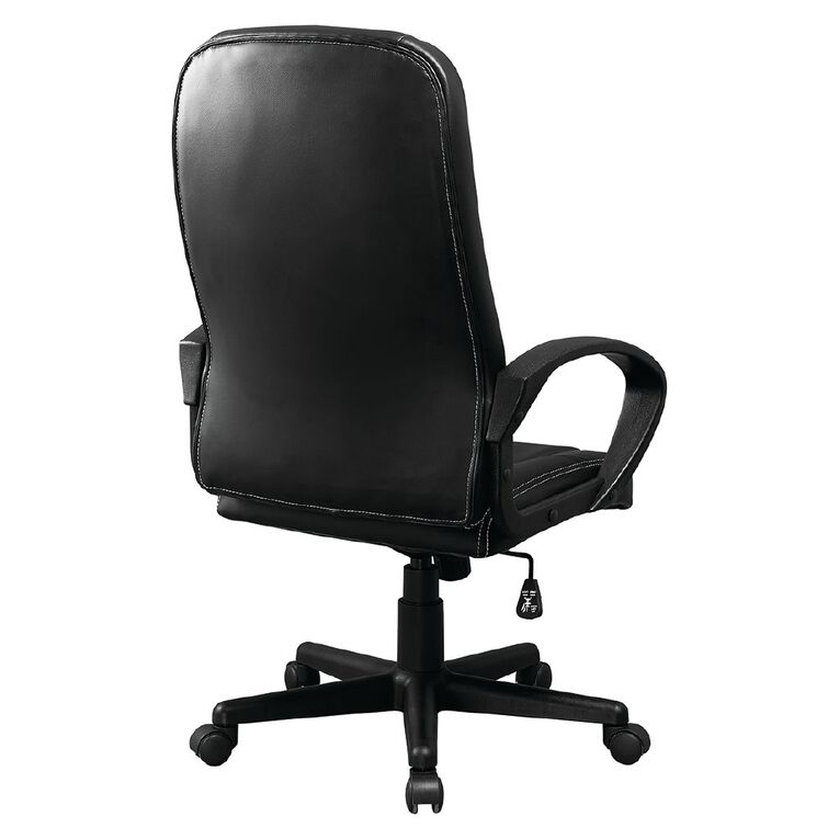 Workspace Valencia Highback Chair Black, , hi-res