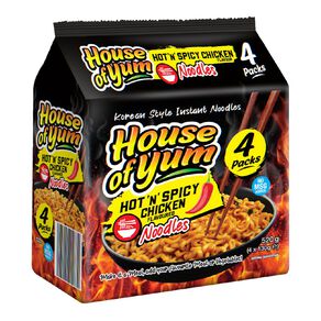 Korean Style Noodles Spicy Chicken 520g