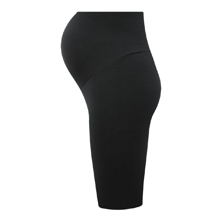 H&H Women's Maternity Bike Shorts Black The Warehouse