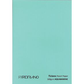 Fabriano Tiziano Pastel Paper 50cm x 65cm Aqua
