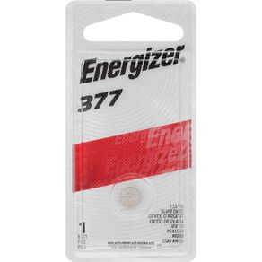 Energizer Silver Oxide Watch Battery 377BP1 1.5 Volt 1 Pack