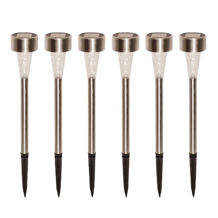 Kiwi Garden Solar Stainless Steel Tube Light 2 Lumen 6 Pack, , hi-res